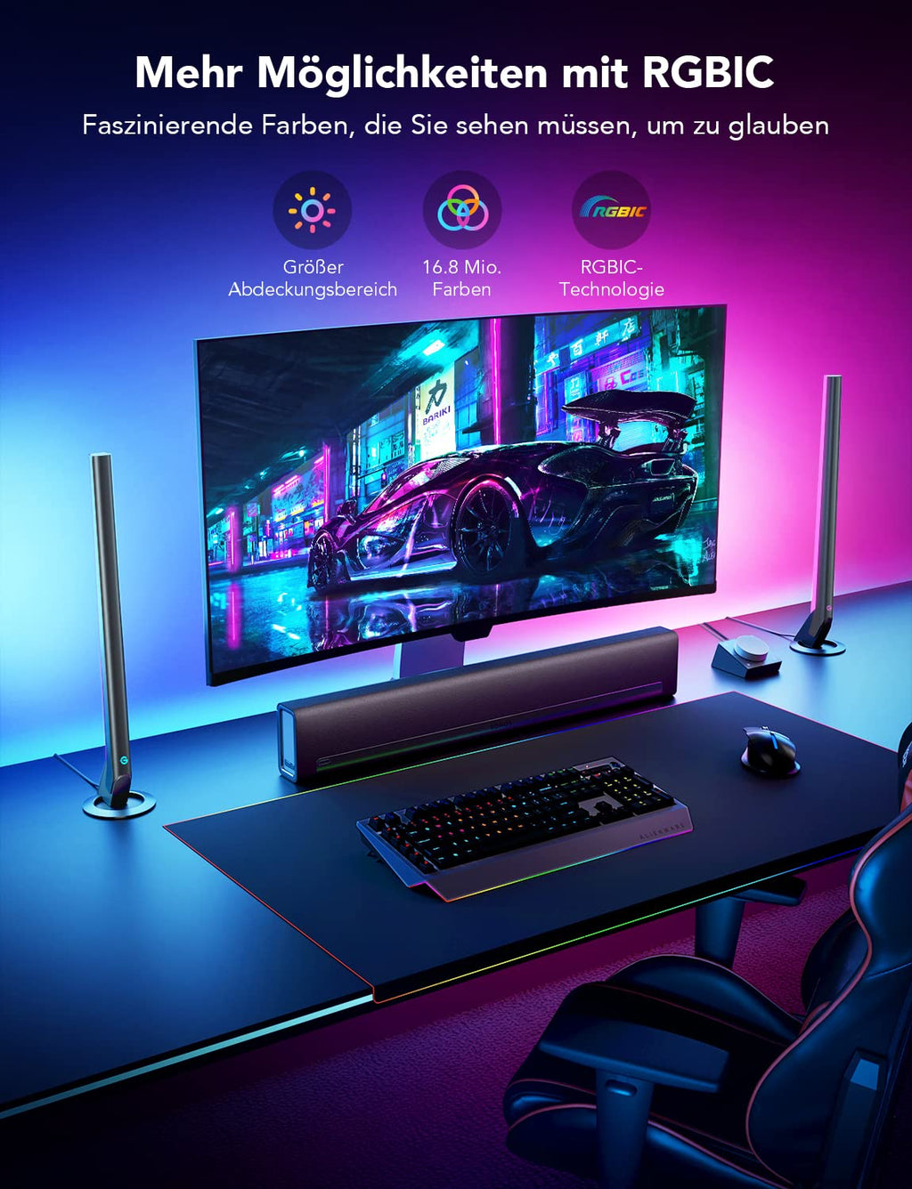 Govee RGBIC Gaming Light Bars